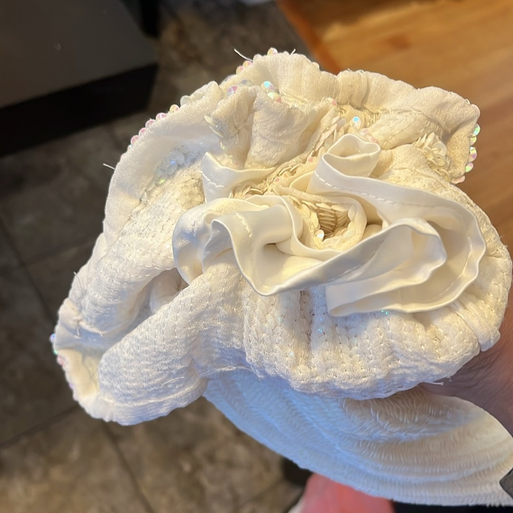 Retrofete Maxi dress iridescent sequence with belt - Picture 16 of 17